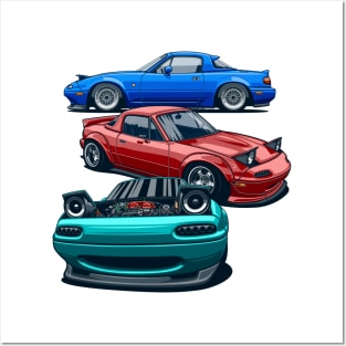 MX5 Miata NA Posters and Art